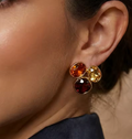 Jena | Three stones earrings