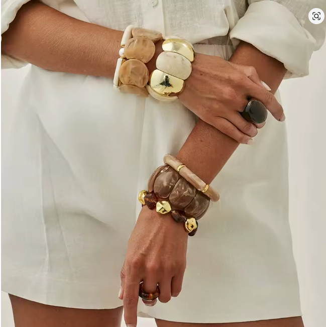 Petra | Resin bracelet